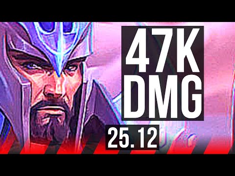 JARVAN IV vs ORNN (TOP) | 47k DMG, 13/5/16, Dominating | EUNE Grandmaster | 25.12
