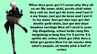 Nicki Minaj - Tambourine Lyrics