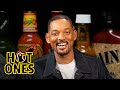 Will Smith Can't See While Eating Spicy Wings | Hot Ones
