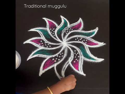 #margazhikolam #kolangal  Beautiful double stroke rangoli design#traditionalmuggulu #kolam