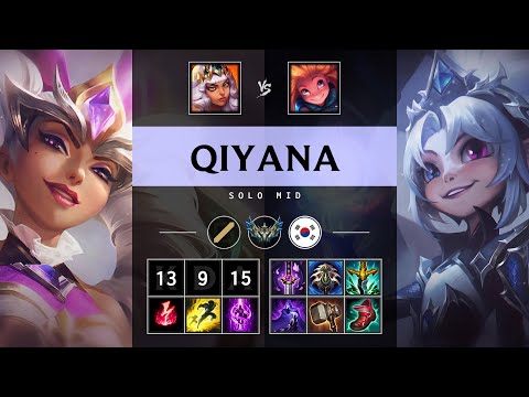 Qiyana Mid vs Zoe: Killing spree - KR Challenger Patch 14.22