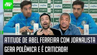 ‘O Abel quis humilhar o jornalista’: atitude do técnico do Palmeiras é criticada