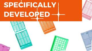 Simport Scientific Swingsette Tissue Cassette, 45° Angle, Acetal