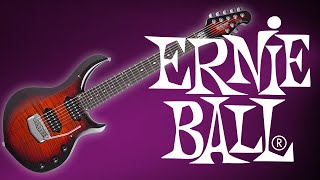Video thumbnail for Ernie Ball Music Man Majesty 2019 Tiger Eye John Petrucci Metal Guitar Review by Jamie Slays