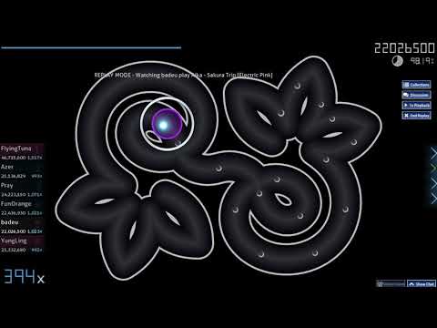 badeu | Aika - Sakura Trip [Electric Pink] 98.12% {#2 💖 1xSB} - osu!