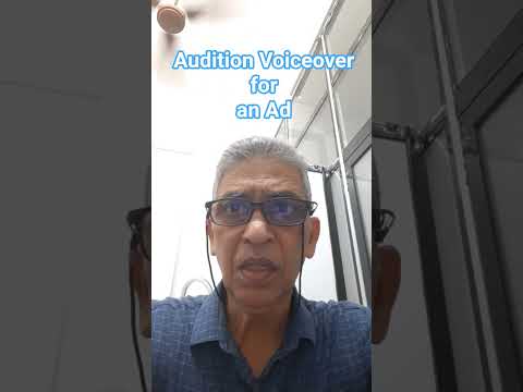 Sandip V Pednekar Voiceover Audition for an Ad