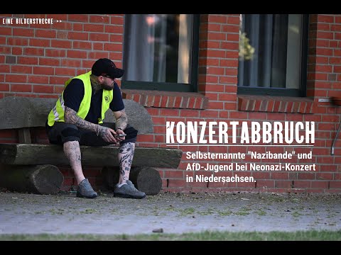 Konzertabbruch: Neonazikonzert mit der "Nazibande" und der AfD-Jugend