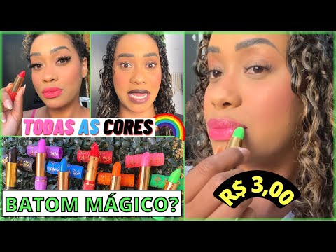 Magic lipstick that changes color? 💄 24-hour green lipstick? I tested all the colors of Grandma's...