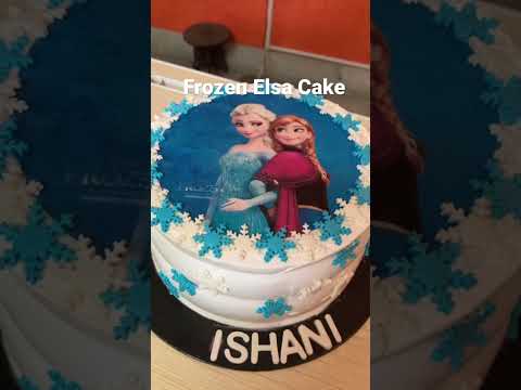 #frozen #frozenelsa #photocake #edibleprint #chocolatecake #couplevlog #cakewalas #birthdaycake