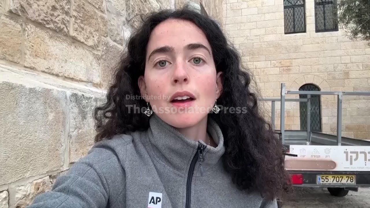 Debris of an Iranian missile hit the Old City in Jerusalem