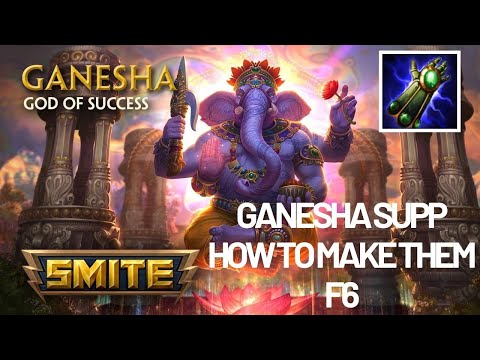 Smite - Ranked Conquest Ganesha Support How to make them F6