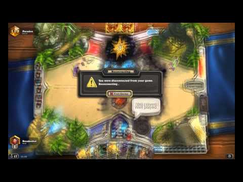 Hearthstone: Miracle rogue fatigued by freeze mage