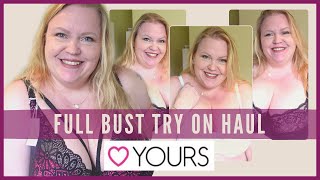 PLUS SIZE BRAS try on / FULL BUST haul from YOURS clothing in 44G