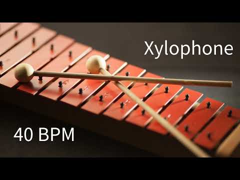 Metronome - 40 BPM on Xylophone