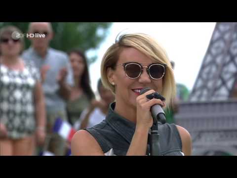 Kate Ryan  Comment te dire adieu - ZDF Fernsehgarten 26.06.2016 - Gruß von Matthias