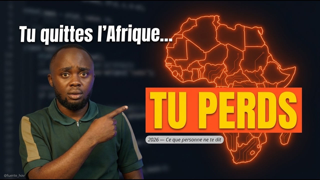 L'informaticien africain qui pense encore à partir en 2026 fait une erreur
