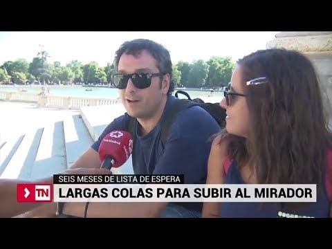 TeleMadrid 20/08/2018 El mirador de Alfonso XII, en el Retiro, la vista más codiciada de Madrid
