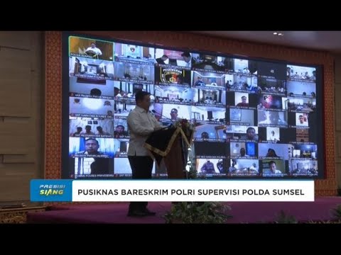 PUSIKNAS BARESKRIM POLRI LAKUKAN SUPERVISI POLDA SUMSEL