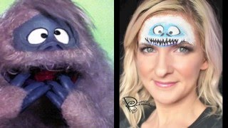 Bumble - Abominable Snowman Christmas Face Painting Tutorial - Collab w/ Gypsy Rose