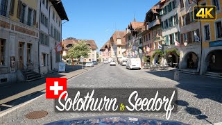Driver’s View: Driving from Solothurn to Seedorf, Switzerland 🇨🇭