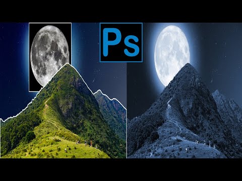 Glowing Moon - Photoshop Fantasy Manipulation Tutoria / Sarif Ullahps6