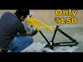How To SPRAY PAINT Bicycle At HOME