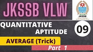 Average (Best Trick) - JKSSB VLW || Part 1  || Quantitative Aptitude By Ishaan Gupta ||