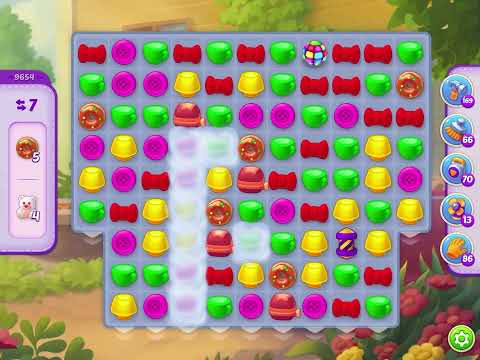 Homescapes level 9654 hard