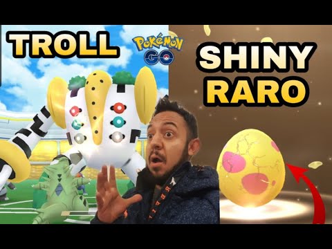 ¡REGIGIGAS ME TROLLEA Y CONSIGO POKEMON SHINY RARO DE HUEVO! POKEMON GO!!