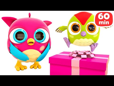 1 HEURE de l'animation éducative pour enfant avec Hop Hop le hibou et Pec Pec le pivert