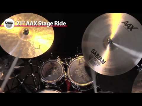 Sabian 21'' AAX Stage Ride Cymbal Video Demo