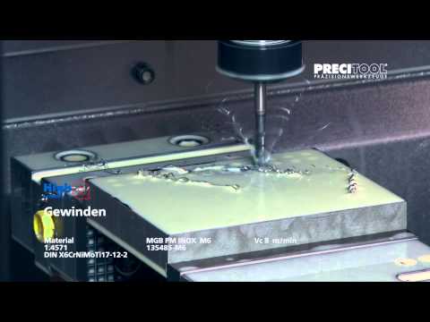 PREMUS Gewinden in Material 1.4571