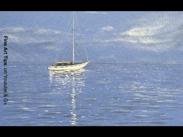 How to Get Inspired? Drawing of a Sailing Boat - Fine Art-Tips.