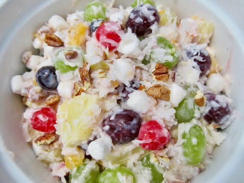 AMBROSIA SALAD | Classic FRUIT DISH |  DIY Demonstration