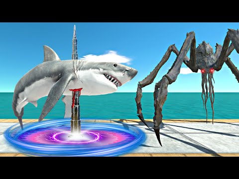 Avoid the Epic Spike Trap, Reach the Evolution Gate and Fight Scylla -Animal Revolt Battle Simulator