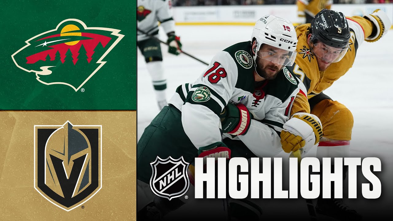 Wild vs. Golden Knights | NHL Highlights | December 29, 2025