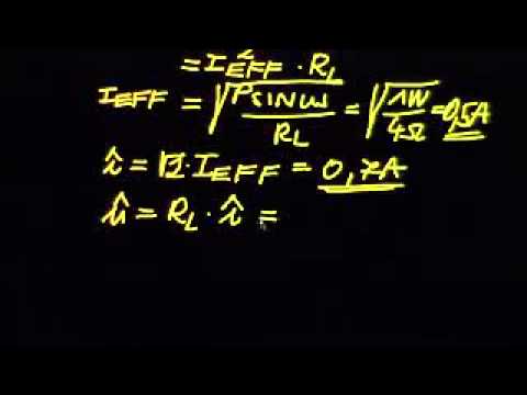 5 03 05 Dimensionierungsbeispiel Transistorverstärker Teil 1