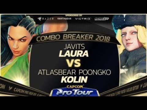 Javits (Laura) vs. Atlasbear Poongko (Kolin)  - Combo Breaker 2018 Pools - Day 2 - SFV - CPT 2018