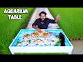 Making Aquarium Dining Table തീൻ മേശയിൽ ഇനി മീനെ കളിപ്പ�