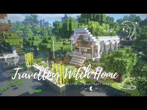 Cherie Luna - Travelling Witch Home 🔮🌿  | Minecraft Speedbuild | Aesthetic Minecraft