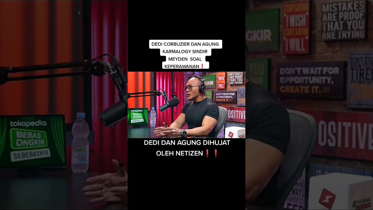 Sindiran Deddy Corbuzier ke Meyden/ P0dcast close the door #shorts