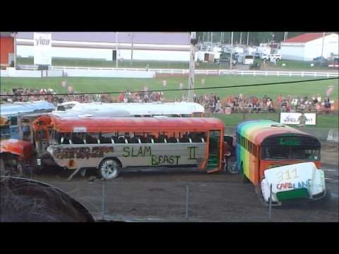 School Bus Demo Derby 2017 Big Butler Fair