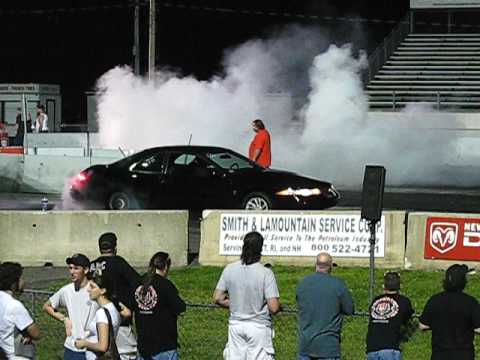 Lincoln mark viii First run with nitrous