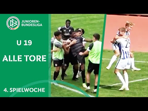 Drama im Berlin-Derby & 10 TORE in Nürnberg! | Alle Tore der A-Junioren-Bundesliga - Spieltag 4