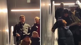 Metro C Colosseo, infiltrazioni d'acqua dal soffitto