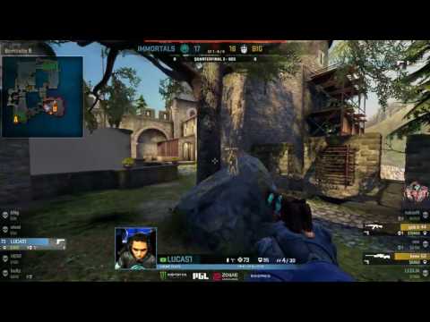 BIG Keev Knife to Close Out the Map (BIG vs Immortal Map 1 Cobblestone PGL Major Kraków 2017)