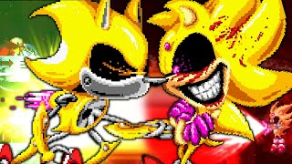 SUPER METAL SONIC vs SONIC.EXE - BEST ENDING - SONIC.EXE THE DESTINY REBORN Beyond The World Ending