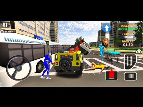 Police Car Chase Cop Simulator - Crime Transport Prisoner Driving #12 - Android Gameplay