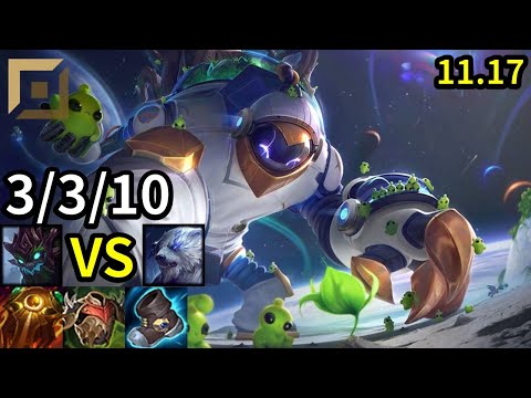 Maokai Top vs Volibear - KR Challenger | Patch 11.17