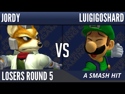 A Smash Hit [Melee] - Jordy (Fox) VS LuigiGoShard (Luigi) - Losers Round 5